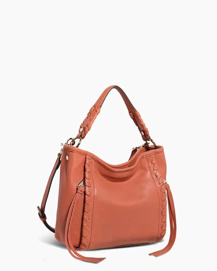 Aimee Kestenberg Crossbody Bags Women Artisan Bucket Crossbody Apricot