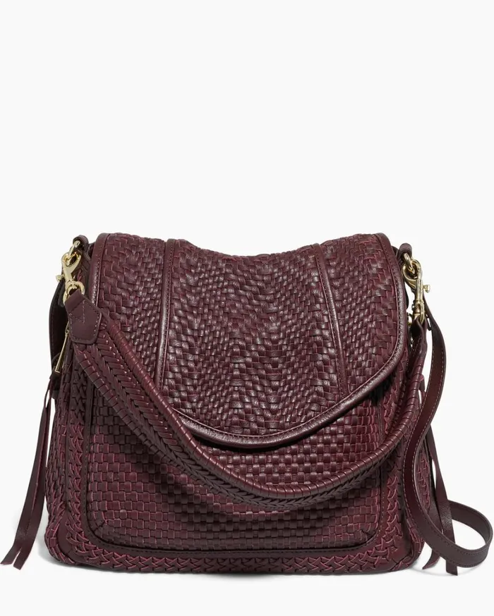 Aimee Kestenberg Crossbody Bags Women Woven All For Love Convertible Shoulder True Plum
