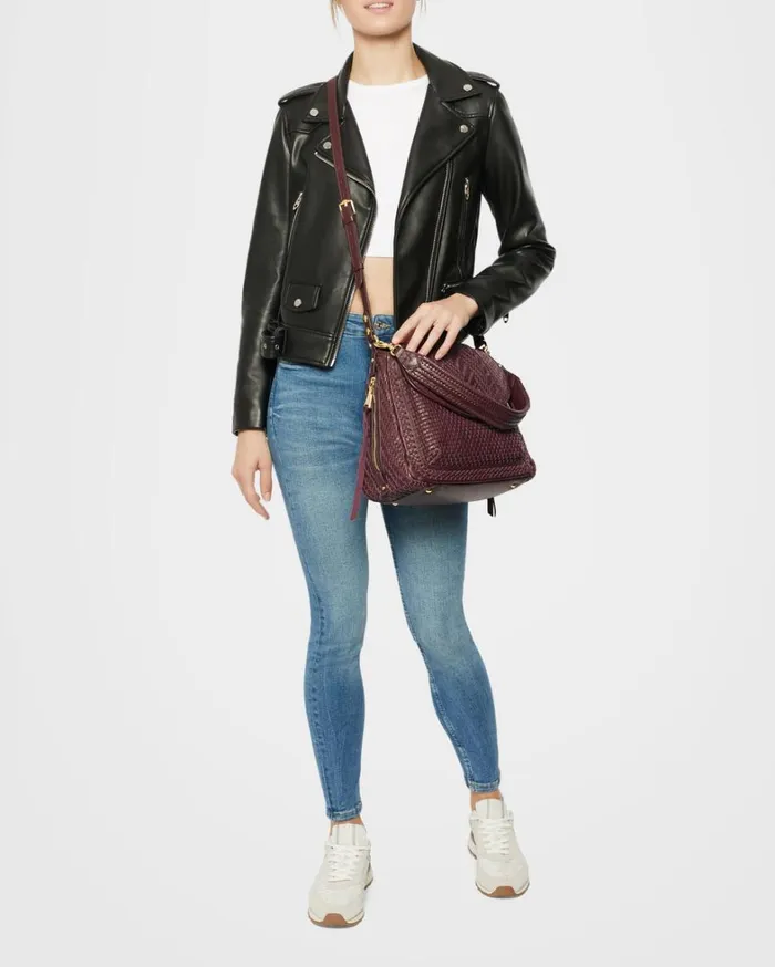 Aimee Kestenberg Crossbody Bags Women Woven All For Love Convertible Shoulder True Plum