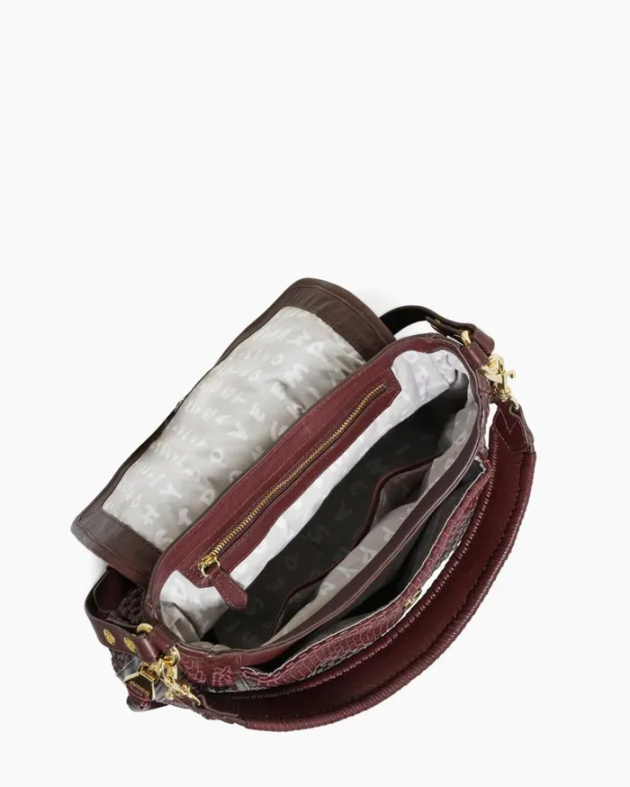 Aimee Kestenberg Crossbody Bags Women Woven All For Love Convertible Shoulder True Plum