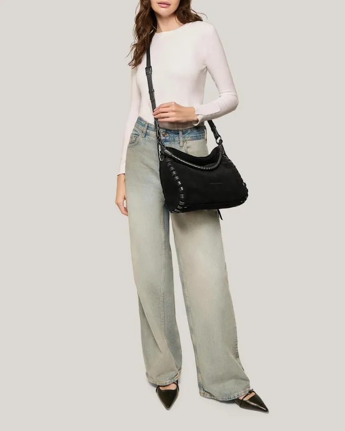 Aimee Kestenberg Hobos Women Zen Hobo Black Suede