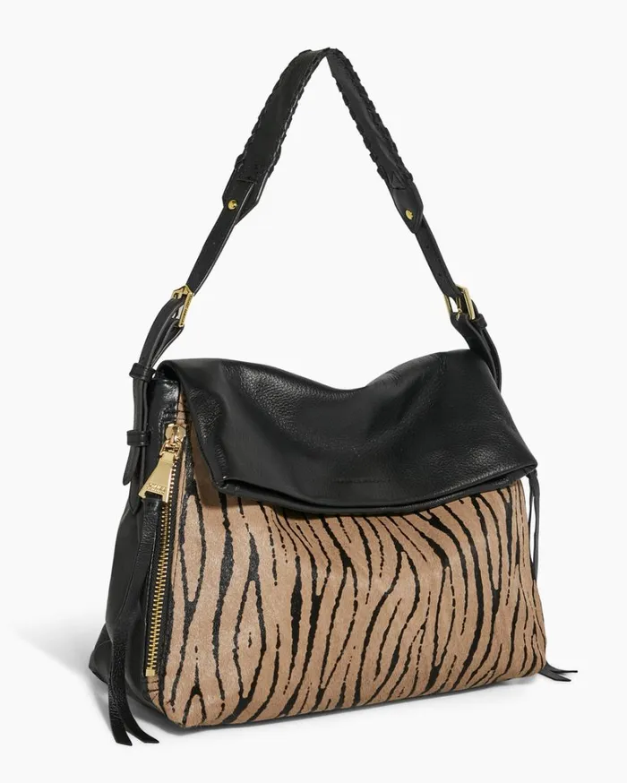 Aimee Kestenberg Shoulder Bags Women Bali Novelty Hobo Tiger Haircalf