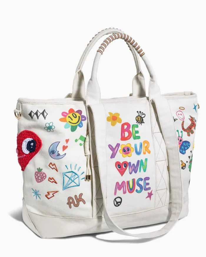 Aimee Kestenberg Tote Bags Women AK X ISCREAMCOLOUR Be Your Own Muse Tote Multi
