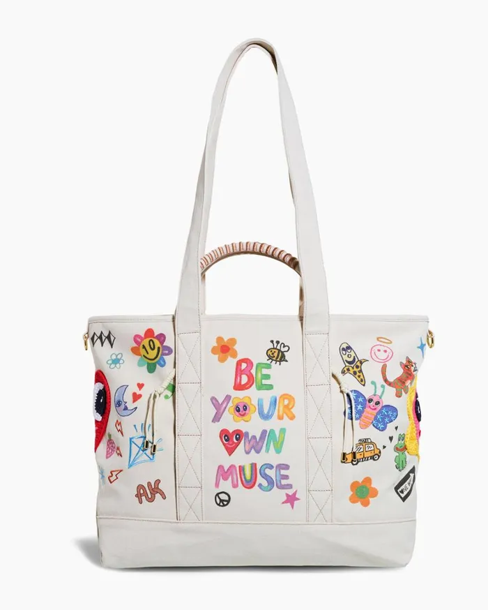 Aimee Kestenberg Tote Bags Women AK X ISCREAMCOLOUR Be Your Own Muse Tote Multi