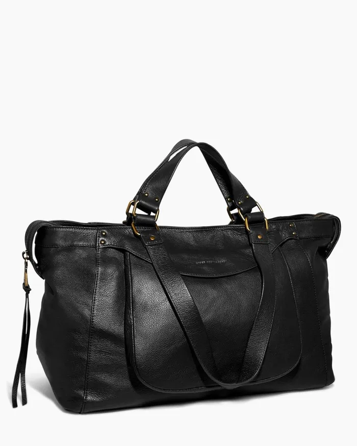 Aimee Kestenberg Tote Bags Women Bleecker XL Tote Black With 14k Yellow Gold
