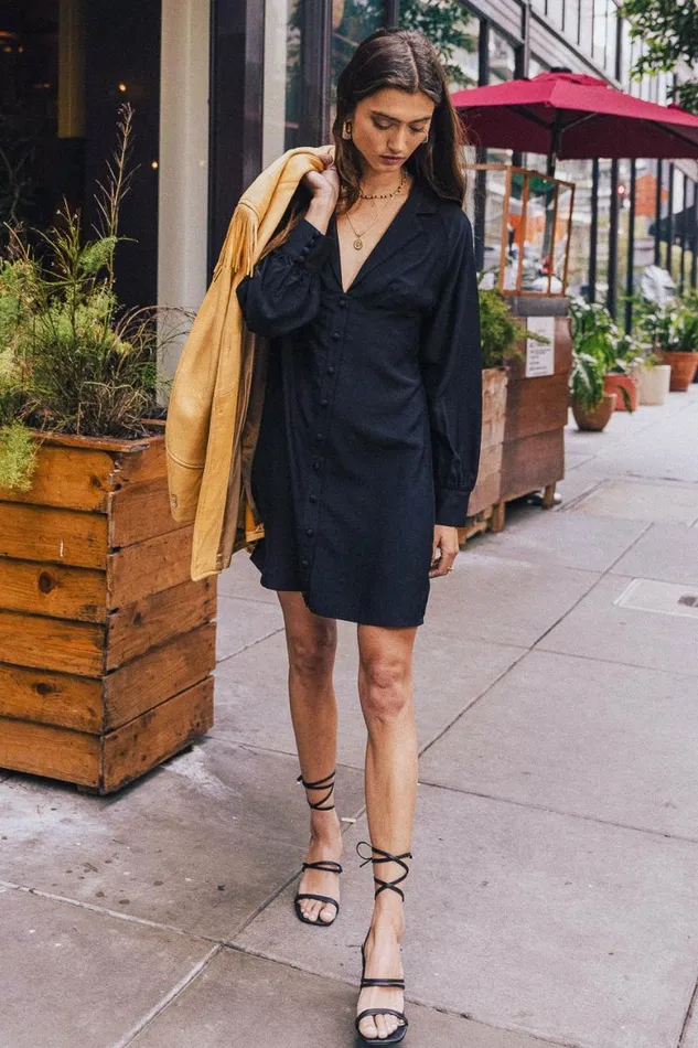 Alexis Mini Dress In Black Black Women Bohme Dresses