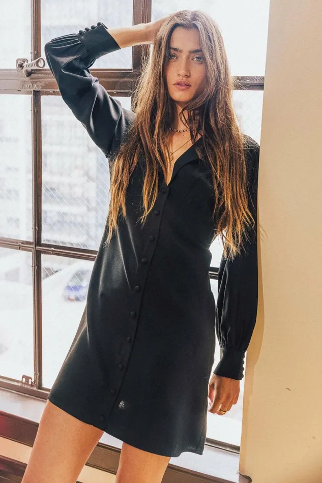 Alexis Mini Dress In Black Black Women Bohme Dresses