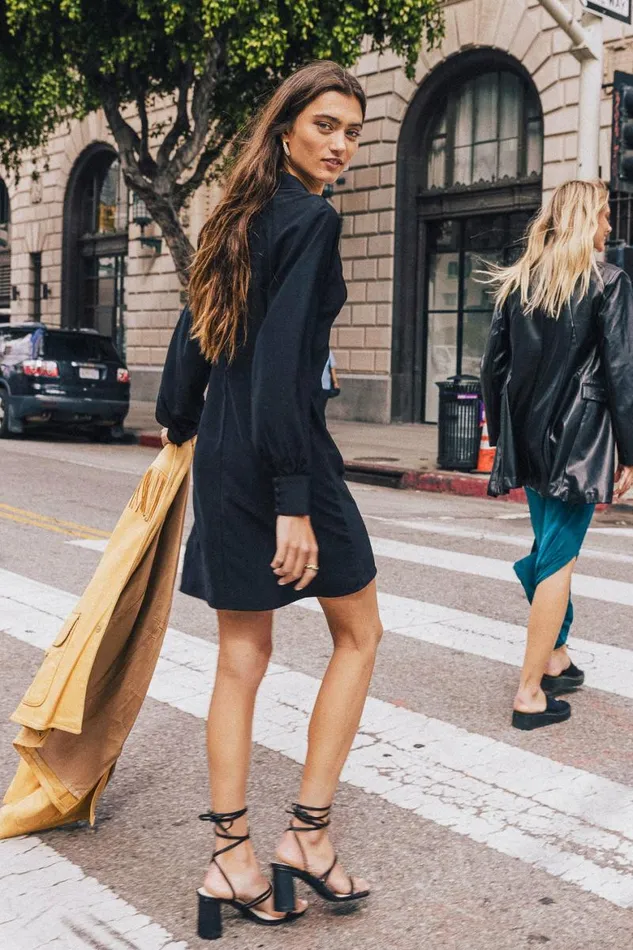 Alexis Mini Dress In Black Black Women Bohme Dresses