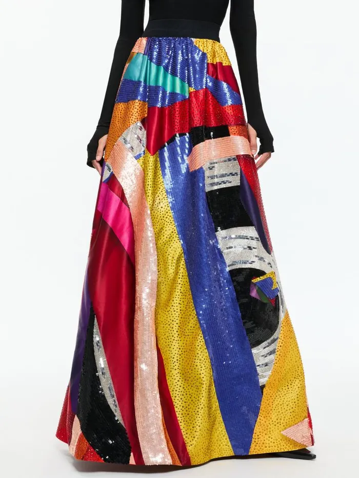 Alice Olivia AO X TOM WESSELMANN TINA EMBELLISHED BALLGOWN SKIRT Limitless Women Skirts