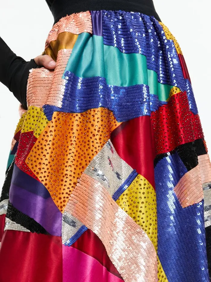 Alice Olivia AO X TOM WESSELMANN TINA EMBELLISHED BALLGOWN SKIRT Limitless Women Skirts