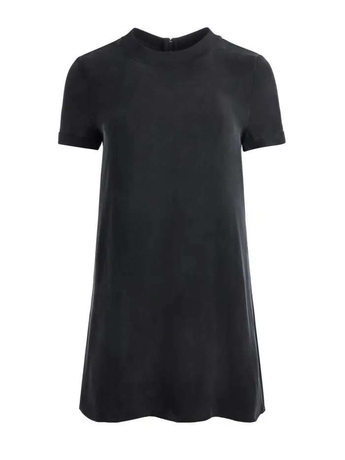 Alice Olivia BRADEN TEE SHIRT DRESS Black Women Dresses
