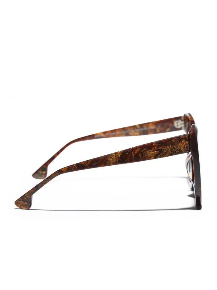Alice Olivia MERCER SUNGLASSES Burlwood Women Accessories