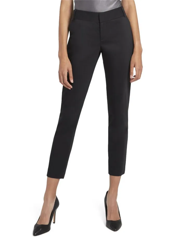 Alice Olivia STACEY SLIM TROUSER Black Women Suits