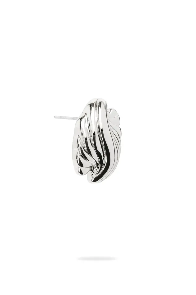 Alina Clamshell Earring Silver Women Aje Jewelry