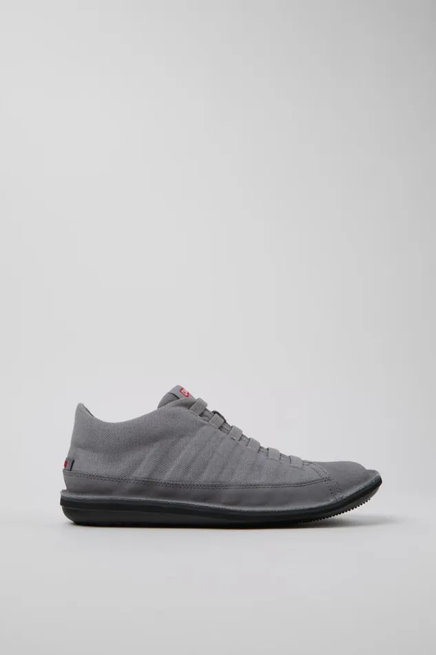 Ankle Boots Men Camper Beetle Gray Recycled Cotton And Nubuck Ankle Boots Ankle Boots Men Camper Beetle Gray Recycled Cotton And Nubuck Ankle Boots