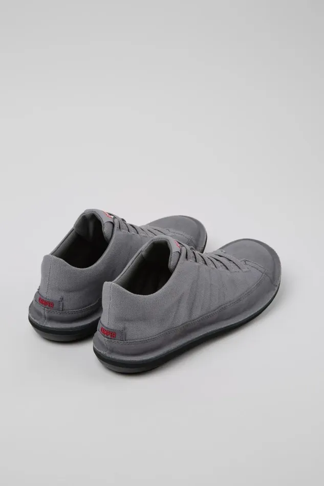 Ankle Boots Men Camper Beetle Gray Recycled Cotton And Nubuck Ankle Boots Ankle Boots Men Camper Beetle Gray Recycled Cotton And Nubuck Ankle Boots