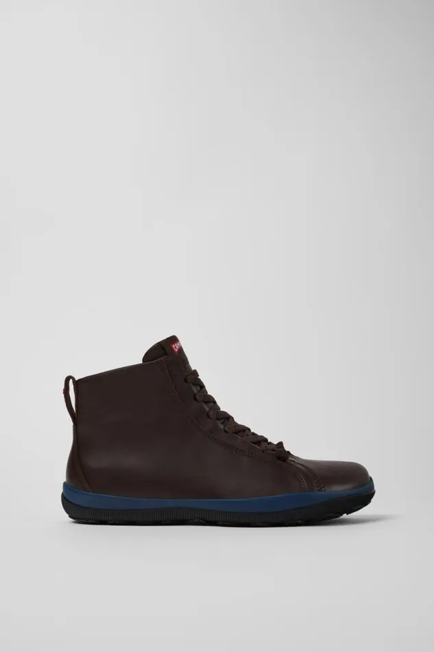Ankle Boots Men Camper Peu Pista GORETEX Brown Leather Ankle Boots Ankle Boots Men Camper Peu Pista GORETEX Brown Leather Ankle Boots