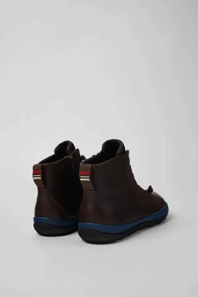 Ankle Boots Men Camper Peu Pista GORETEX Brown Leather Ankle Boots Ankle Boots Men Camper Peu Pista GORETEX Brown Leather Ankle Boots