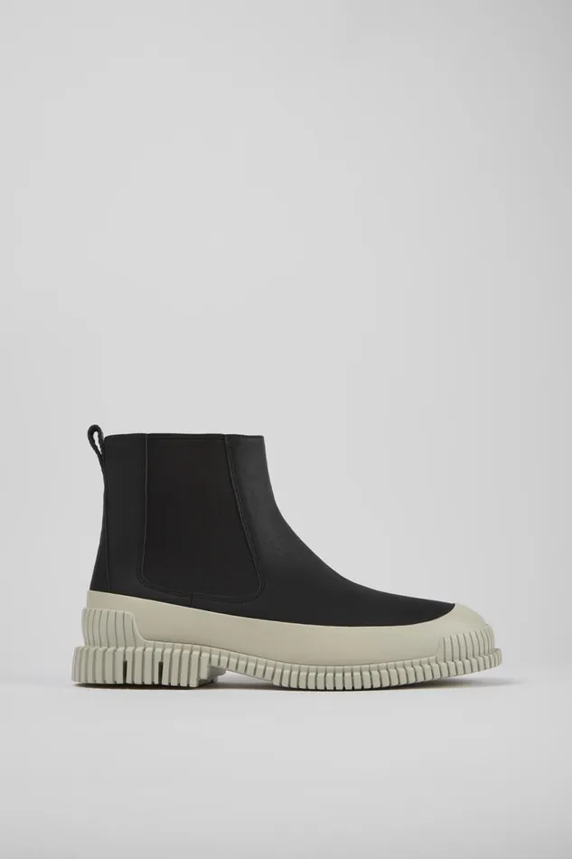 Ankle Boots Men Camper Pix Black Leather Chelsea Boots