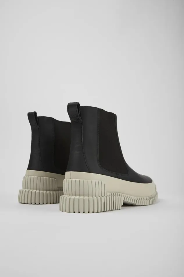Ankle Boots Men Camper Pix Black Leather Chelsea Boots