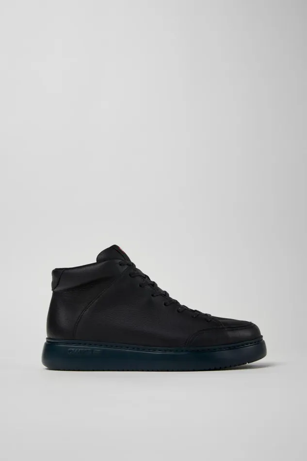 Ankle Boots Men Camper Runner K21 Black Leather Sneakers Ankle Boots Men Camper Runner K21 Black Leather Sneakers