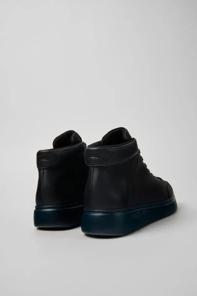 Ankle Boots Men Camper Runner K21 Black Leather Sneakers Ankle Boots Men Camper Runner K21 Black Leather Sneakers