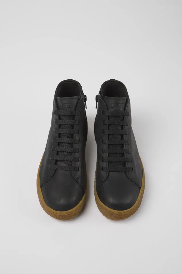 Ankle Boots Women Camper Peu Terreno HYDROSHIELD Black Leather Shoes Ankle Boots Women Camper Peu Terreno HYDROSHIELD Black Leather Shoes