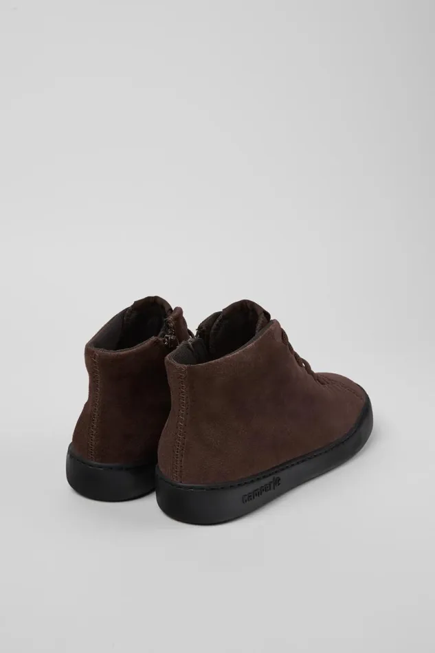 Ankle Boots Women Camper Peu Touring Brown Nubuck Ankle Boots