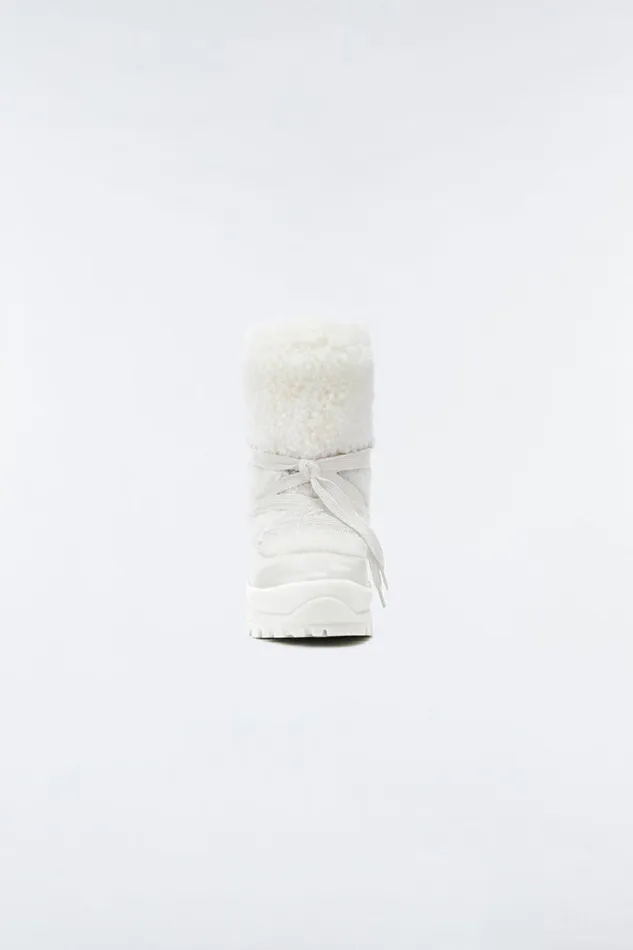 Ankle Boots Women Mackage CONQUER Shearling Ankle Boot For Women Cream Ankle Boots Women Mackage CONQUER Shearling Ankle Boot For Women Cream