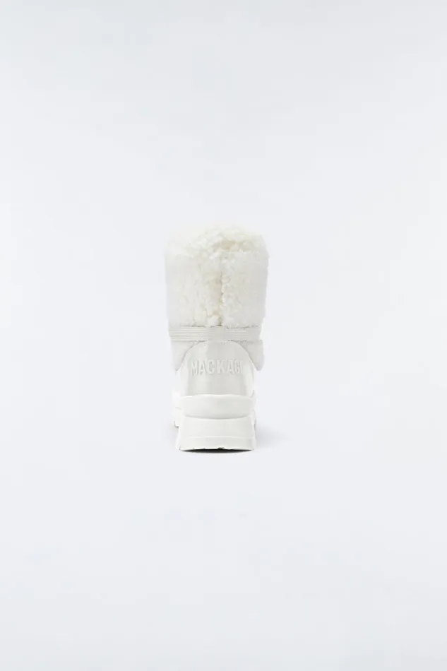 Ankle Boots Women Mackage CONQUER Shearling Ankle Boot For Women Cream Ankle Boots Women Mackage CONQUER Shearling Ankle Boot For Women Cream