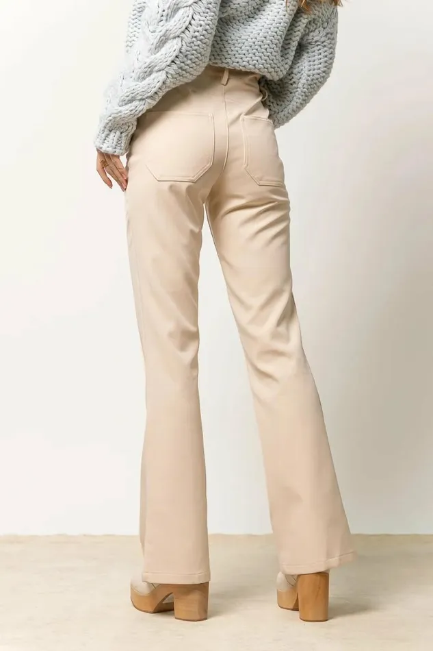 Anslee Wide Leg Pants In Cream 8211 FINAL SALE Cream Women Bohme Pants