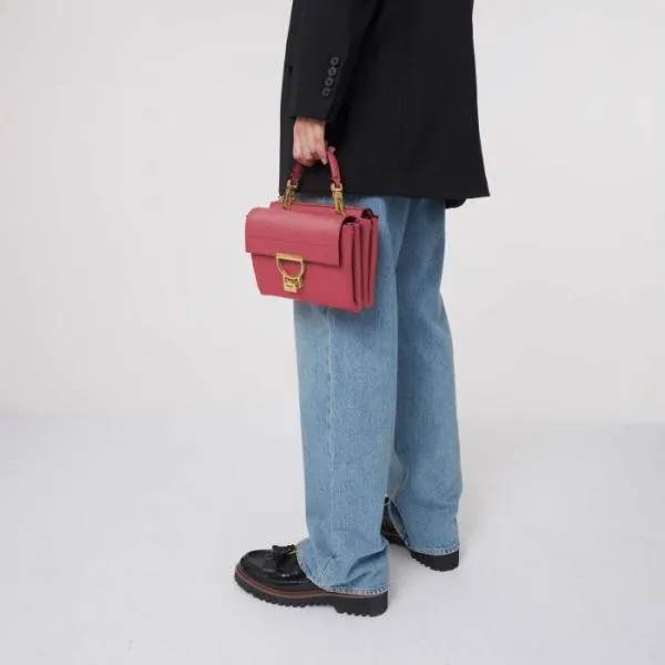Arlettis Small Rosewood Women Coccinelle Top Handle Bag
