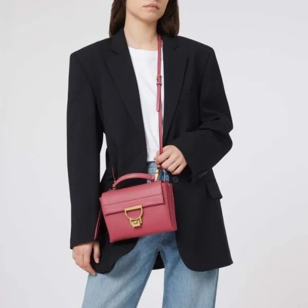Arlettis Small Rosewood Women Coccinelle Top Handle Bag