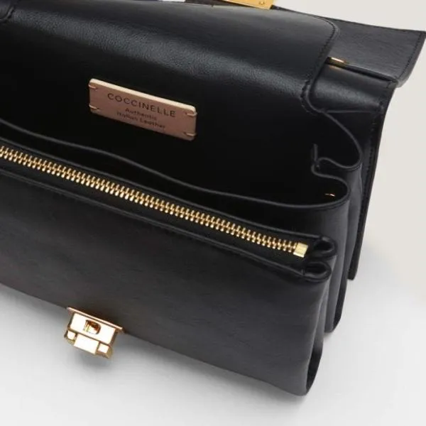 Arlettis Vintage Small Noir Women Coccinelle Shoulder Bags Arlettis Vintage Small Noir Women Coccinelle Shoulder Bags