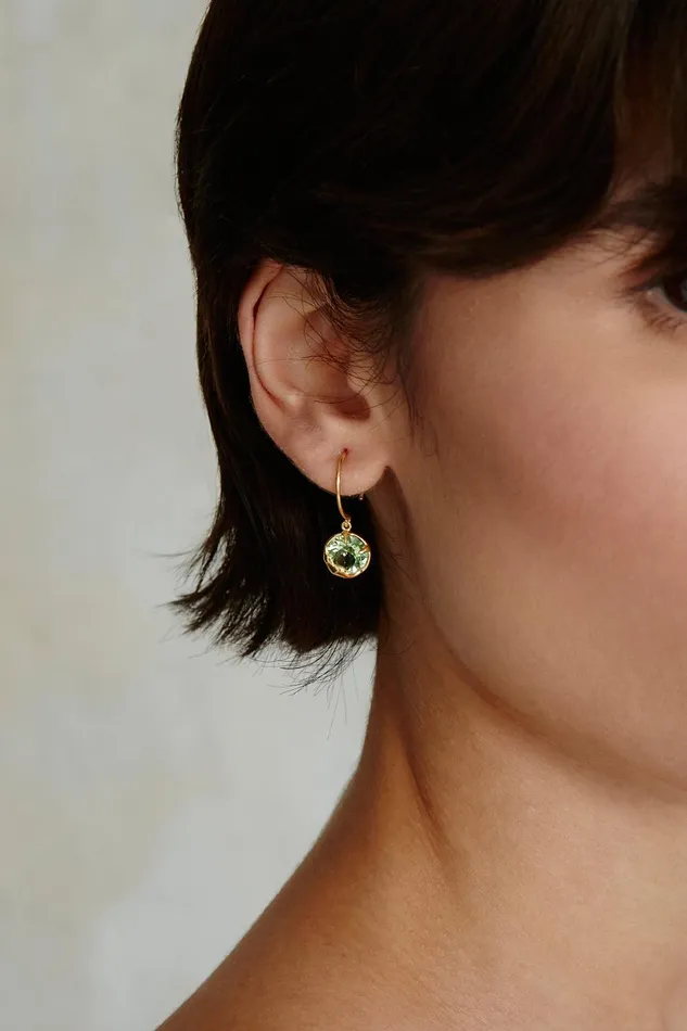 August Birthstone Earrings Peridot Crystal Women Chan Luu Earrings