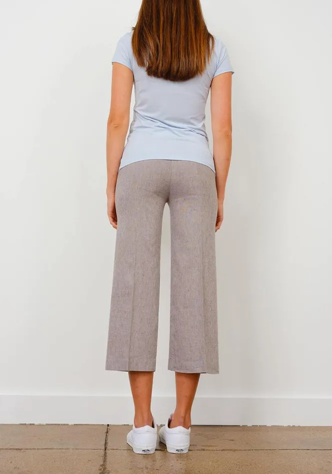 Avenue Montaigne ALEX Linen Mushroom Women Pants