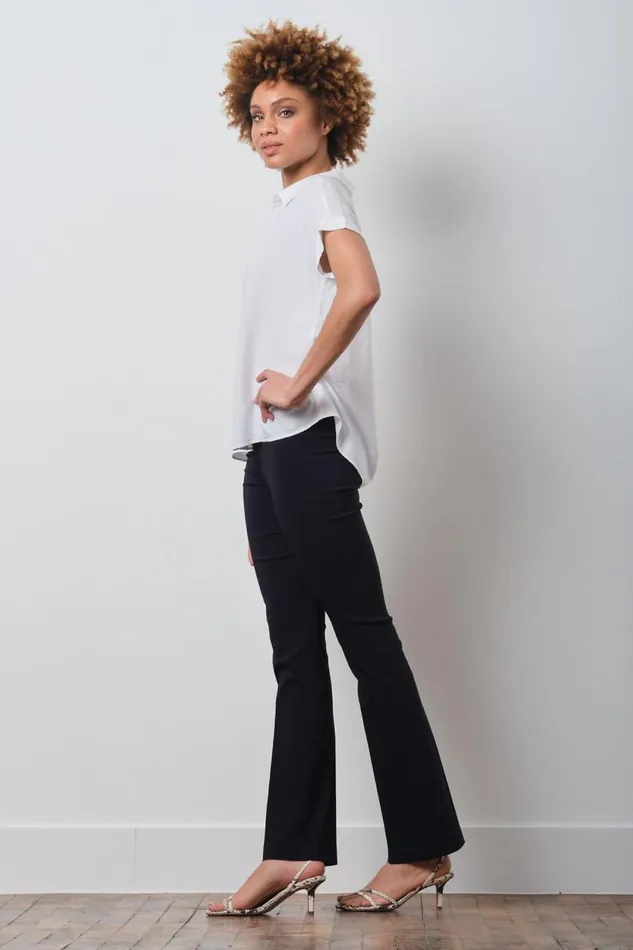 Avenue Montaigne BECCA Signature Navy Women Pants