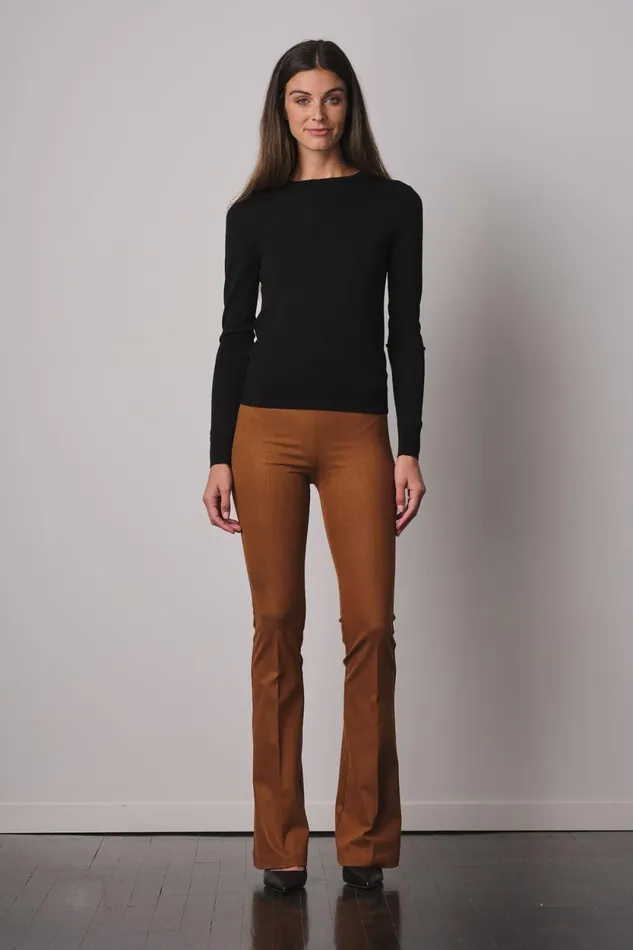Avenue Montaigne BELLINI Flannel Cedar Women Pants