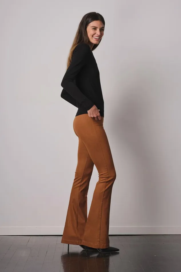 Avenue Montaigne BELLINI Flannel Cedar Women Pants