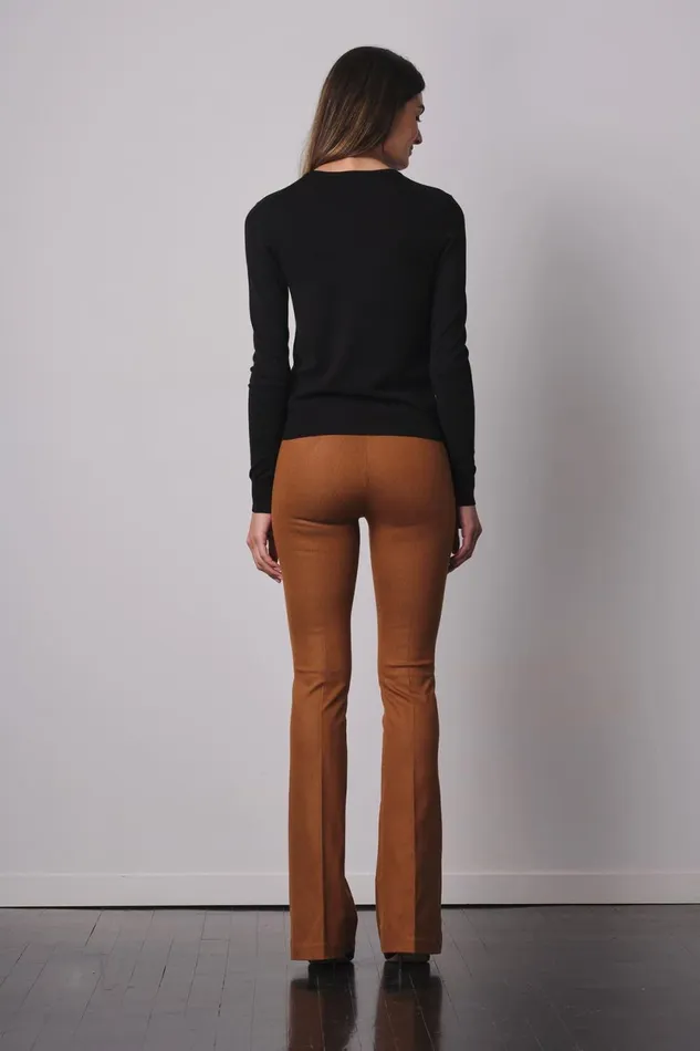 Avenue Montaigne BELLINI Flannel Cedar Women Pants