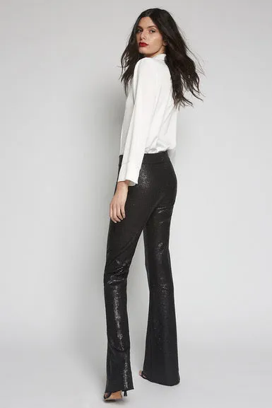 Avenue Montaigne BELLINI Sequins Black Women Pants