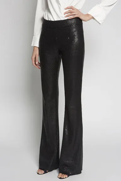 Avenue Montaigne BELLINI Sequins Black Women Pants