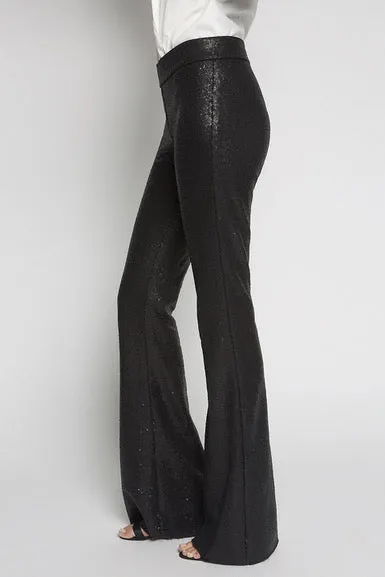 Avenue Montaigne BELLINI Sequins Black Women Pants
