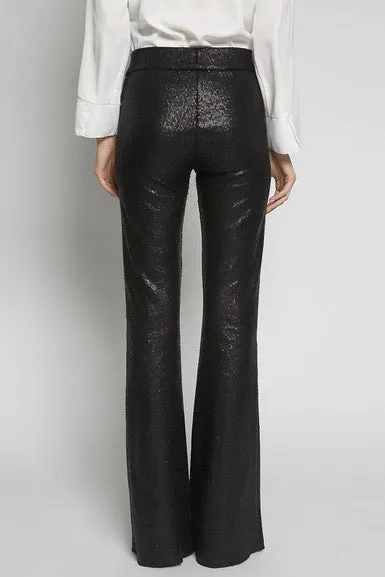 Avenue Montaigne BELLINI Sequins Black Women Pants
