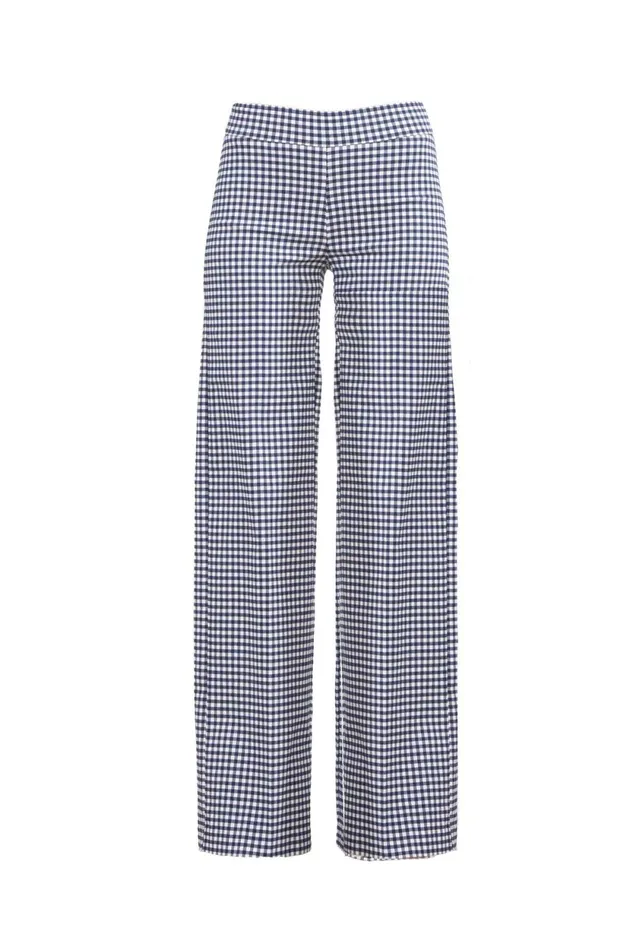 Avenue Montaigne FLAVIA Check Sailor Women Pants