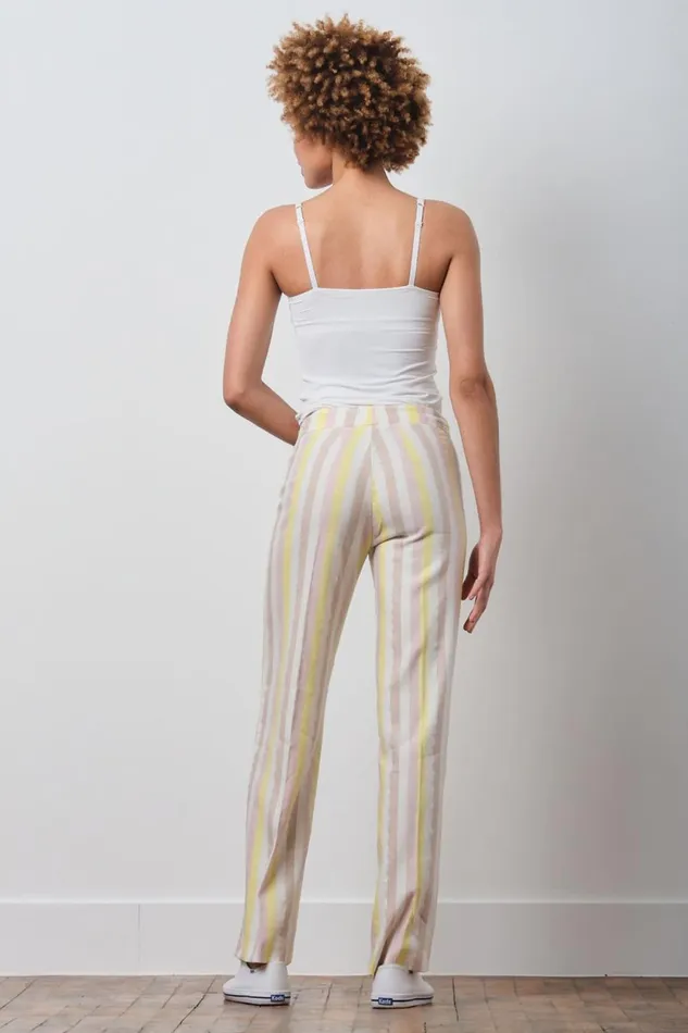 Avenue Montaigne FLAVIA Stripes Rainbow Women Pants