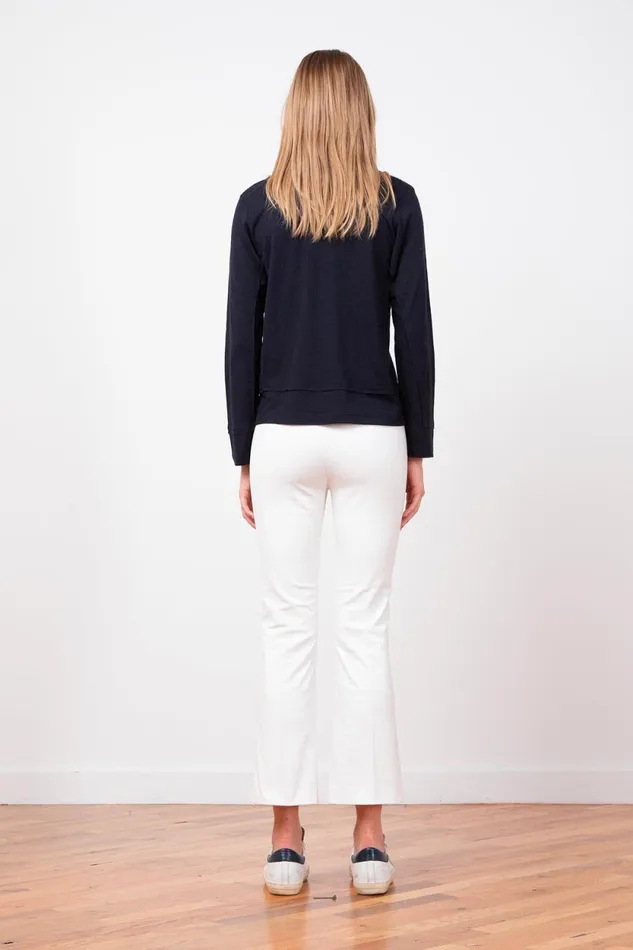 Avenue Montaigne LEO Fine Corduroy OffWhite Women Pants Avenue Montaigne LEO Fine Corduroy OffWhite Women Pants