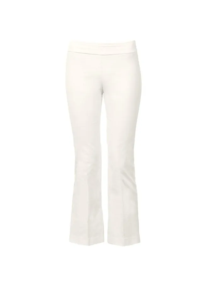 Avenue Montaigne LEO Fine Corduroy OffWhite Women Pants Avenue Montaigne LEO Fine Corduroy OffWhite Women Pants
