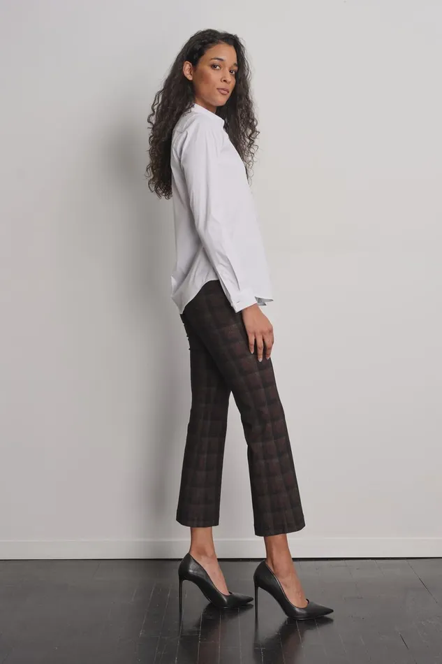 Avenue Montaigne LEO Flannel Modern Women Pants