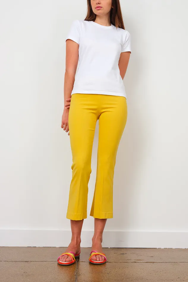 Avenue Montaigne LEO Signature Canary Women Pants